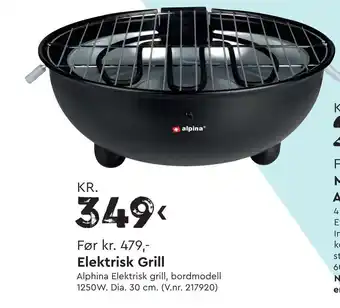 Mekk Elektrisk Grill tilbud