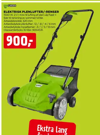 jem & fix ELEKTRISK PLENLUFTER/-RENSER tilbud