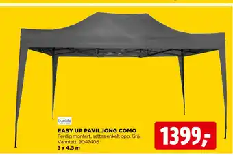 jem & fix EASY UP PAVILJONG COMO tilbud
