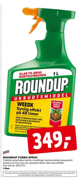 jem & fix ROUNDUP TURBO SPRAY tilbud