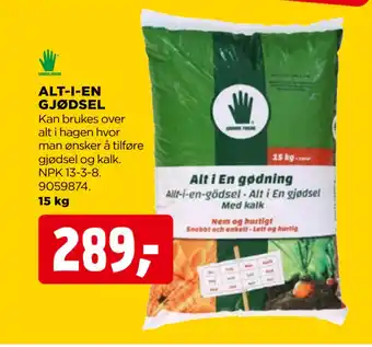jem & fix ALT-I-EN GJØDSEL tilbud