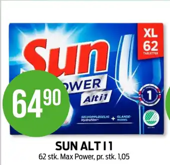 Kiwi Sun maskinoppvask - tabs tilbud