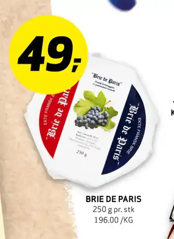 Bunnpris Brie de Paris tilbud