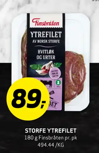Bunnpris STORFE YTREFILET tilbud