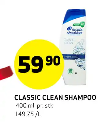 Bunnpris CLASSIC CLEAN SHAMPOO tilbud