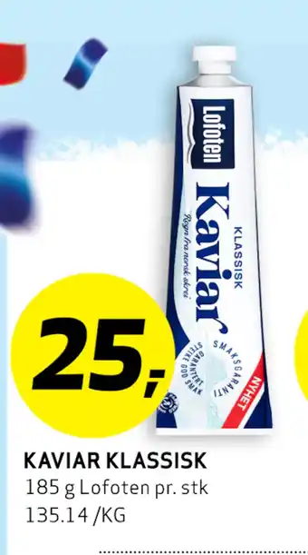 Bunnpris KAVIAR KLASSISK tilbud