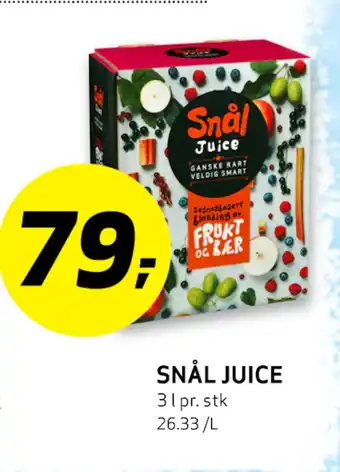 Bunnpris SNÅL JUICE tilbud