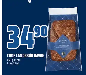 Coop Obs COOP LANDBRØD HAVRE tilbud