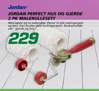 Coop Byggmix JORDAN PERFECT HUS OG GJERDE 2 PK MALERULLESETT tilbud