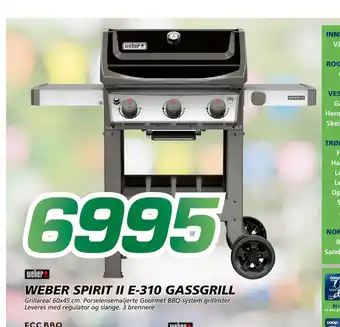 Coop Byggmix WEBER SPIRIT II E-310 GASSGRILL tilbud