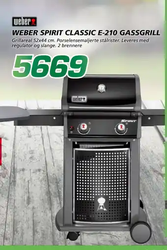 Coop Byggmix WEBER SPIRIT CLASSIC E-210 GASSGRILL tilbud