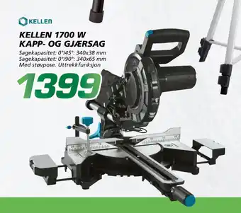 Coop Byggmix KELLEN 1700 W KAPP- OG GJÆRSAG tilbud