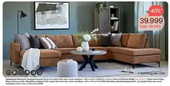 Møbelringen Hjellegjerde Mantovani modulsofa tilbud