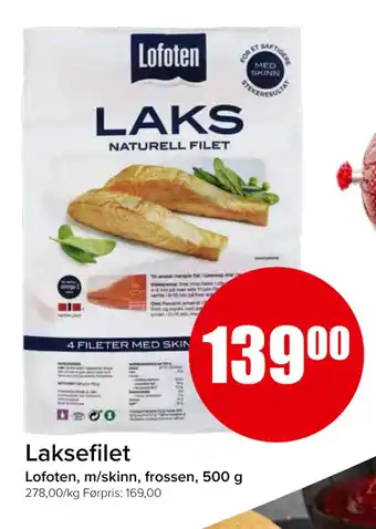 Spar Laksefilet tilbud