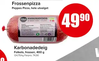Spar Karbonadedeig tilbud