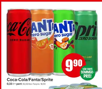 Spar Coca-Cola/Fanta/Sprite tilbud