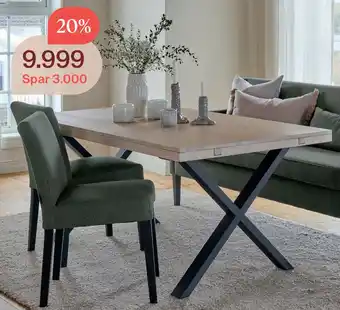 Møbelringen Brooklyn spisebord tilbud