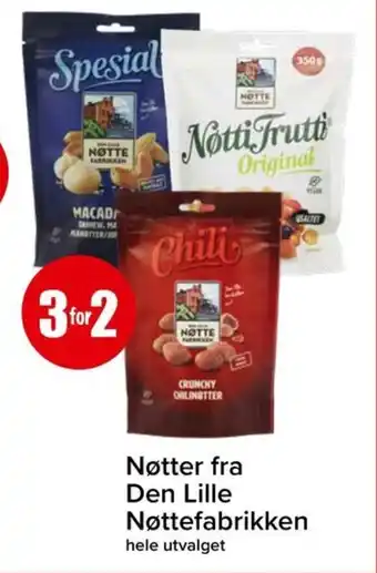 Spar Nøtter fra Den Lille Nøttefabrikken tilbud