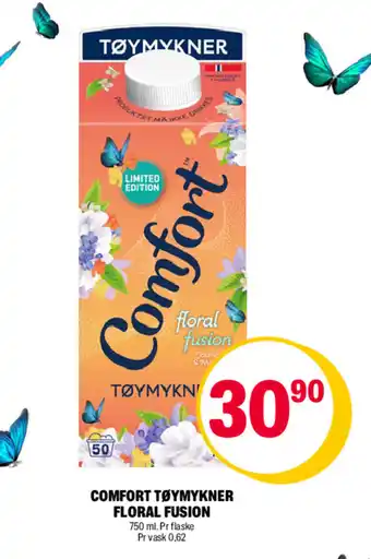 Coop Extra COMFORT TØYMYKNER FLORAL FUSION tilbud