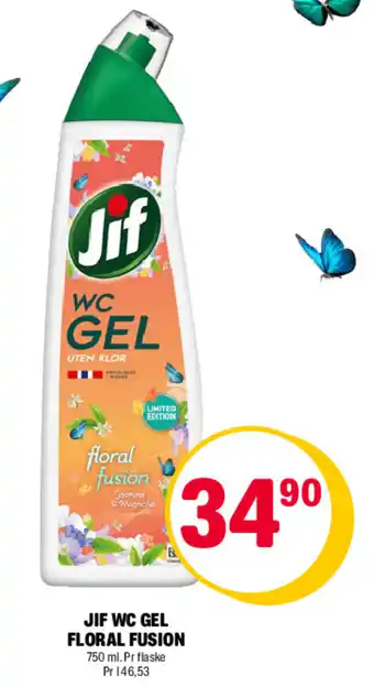 Coop Extra JIF WC GEL FLORAL FUSION tilbud
