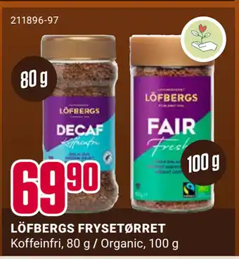 Europris LÖFBERGS FRYSETØRRET tilbud