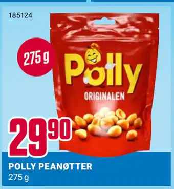 Europris POLLY PEANØTTER tilbud