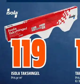 Obs Bygg ISOLA TAKSHINGEL tilbud
