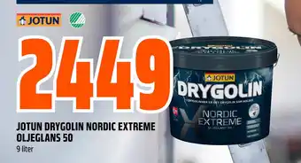 Obs Bygg JOTUN DRYGOLIN NORDIC EXTREME OLJEGLANS 50 tilbud