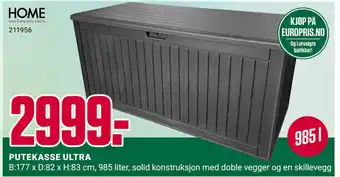 Europris PUTEKASSE ULTRA tilbud