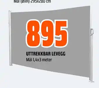 Obs Bygg UTTREKKBAR LEVEGG tilbud