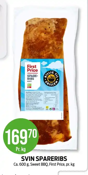 Kiwi SVIN SPARERIBS tilbud
