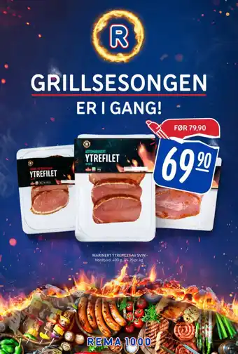 Rema 1000 MARINERT YTREFILET AV SVIN tilbud