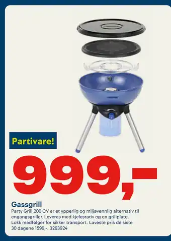 Maxbo Gassgrill tilbud