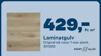 Maxbo Laminatgulv tilbud
