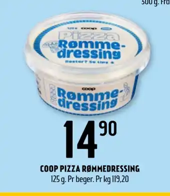 Coop Prix COOP PIZZA RØMMEDRESSING tilbud