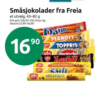 Joker Småsjokolader fra Freia tilbud