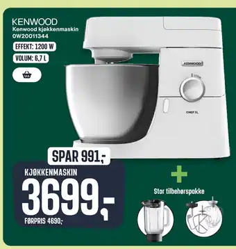 Skousen Kenwood kjøkkenmaskin 0W20011344 tilbud