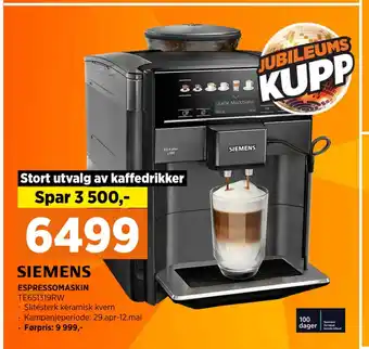 POWER ESPRESSOMASKIN tilbud