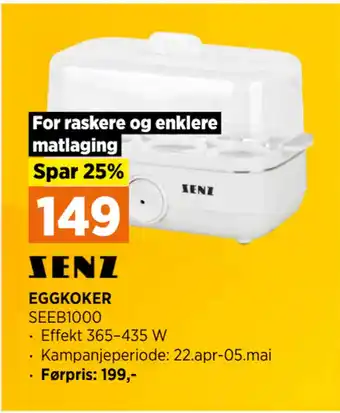 POWER EGGKOKER tilbud