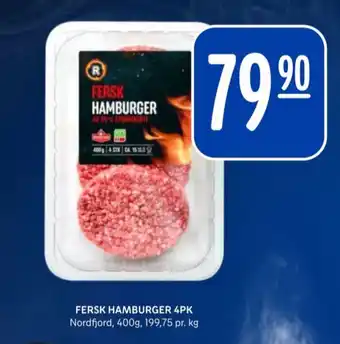 Rema 1000 Nordfjord hamburger tilbud