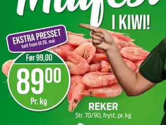 Kiwi Ukjent reker tilbud