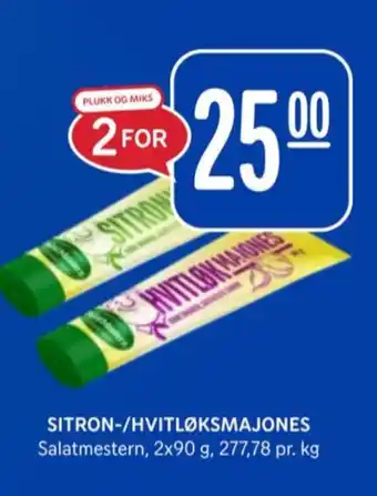 Rema 1000 Salatmestern hvitløk majones tilbud