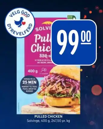Rema 1000 Solvinge pulled chicken tilbud