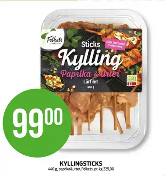 Kiwi Folkets kyllingspyd tilbud