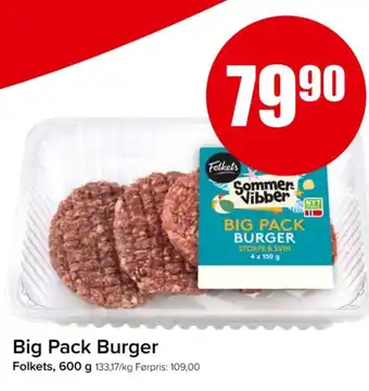 Eurospar Folkets burger tilbud