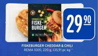 Rema 1000 Rema 1000 fiskeburger tilbud