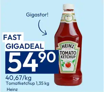 Gigaboks Tomatketchup 1,35 kg tilbud