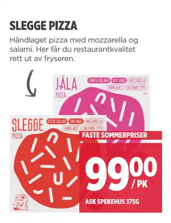 Jacobs SLEGGE PIZZA tilbud