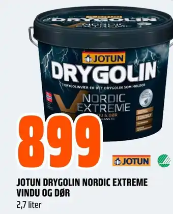 Coop Obs JOTUN DRYGOLIN NORDIC EXTREME VINDU OG DØR tilbud