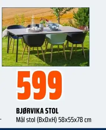 Coop Obs BJØRVIKA STOL tilbud